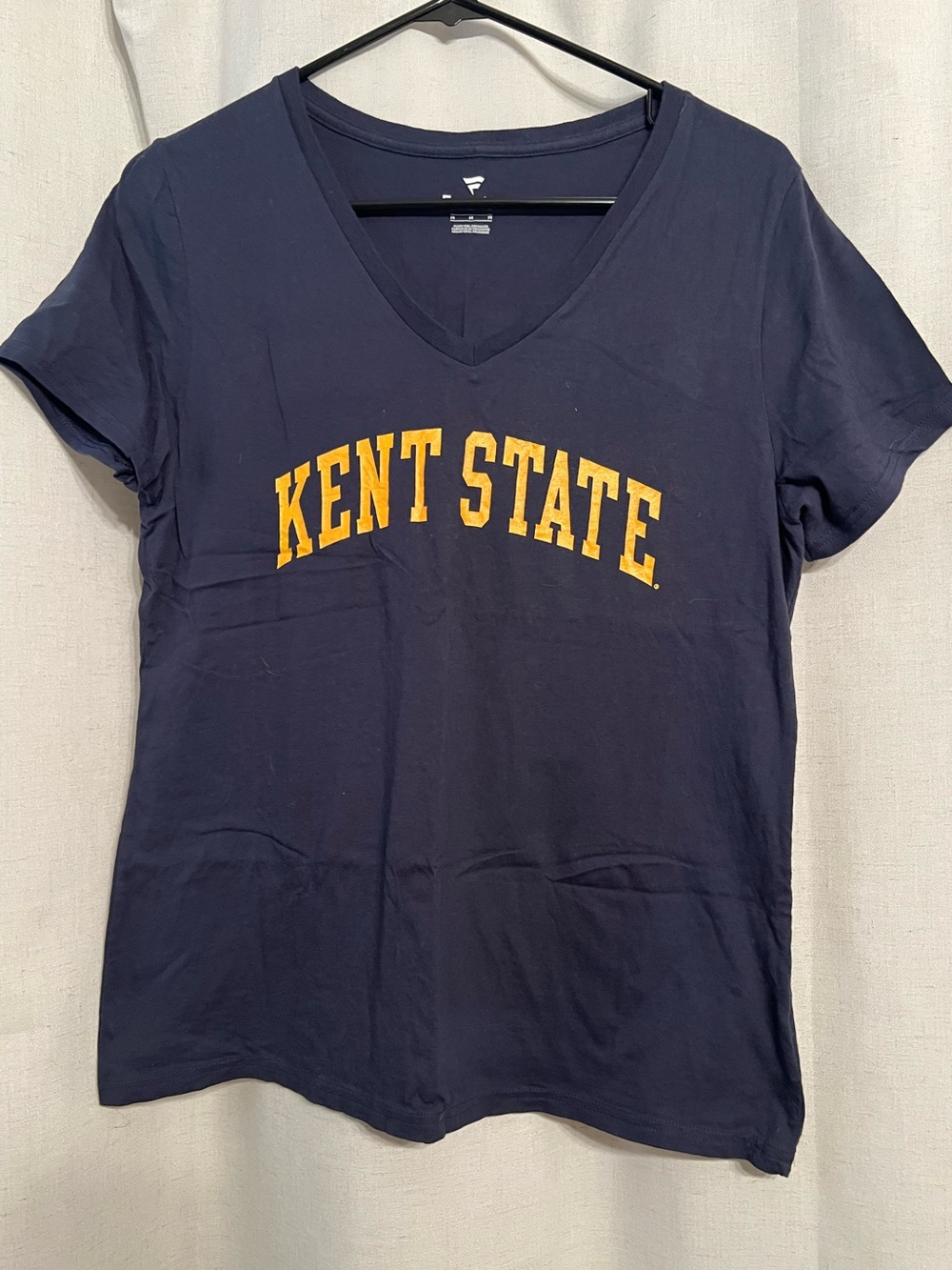 Kent State Women's Navy V-Neck Tee